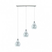 Distribuidor - Lâmpadas Diversas | Lâmpadas Modernas | COLGANTE 16W 4000K GIZA BLANCO/CROMO 1280LM REGX71 Ref: 154093020